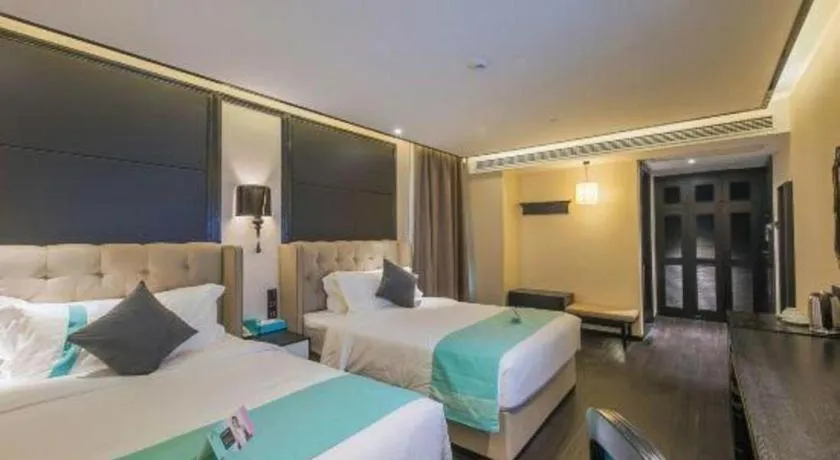 Bed in Xana Hotelle Nanchang Tengwang Pavilion Wanshougong