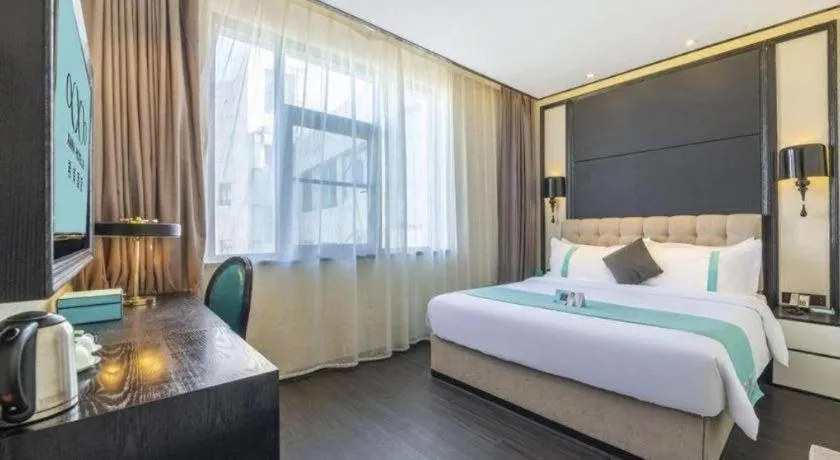 Bed in Xana Hotelle Nanchang Tengwang Pavilion Wanshougong