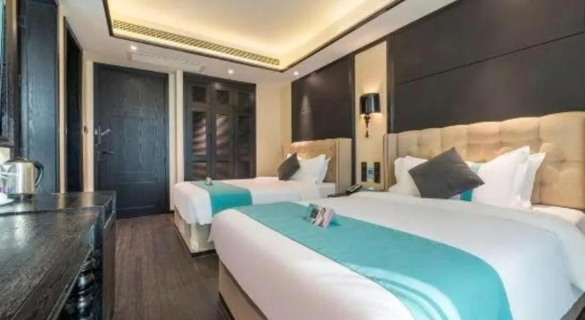 Bed in Xana Hotelle Nanchang Tengwang Pavilion Wanshougong