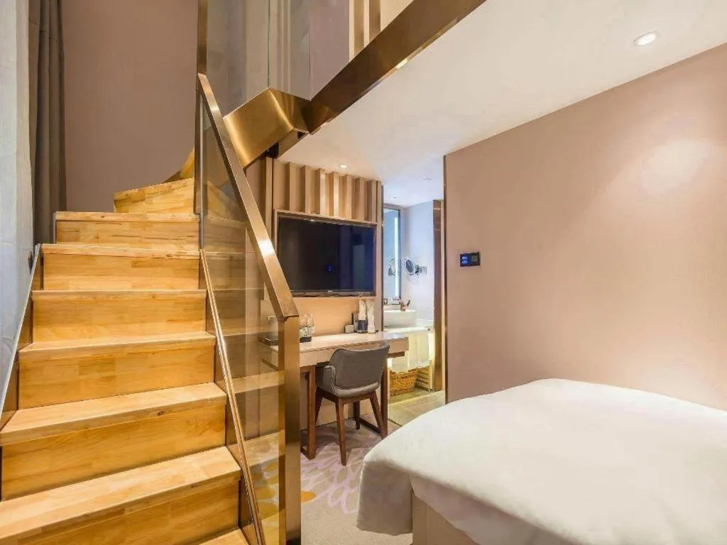 Bed in Lavande Hotel Beijing Yizhuang Development Zone JD Headquarter