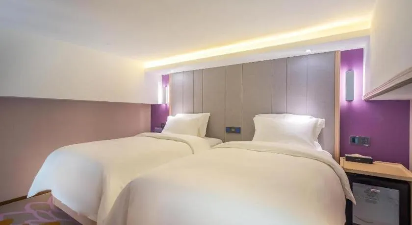 Bed in Lavande Hotel Beijing Yizhuang Development Zone JD Headquarter