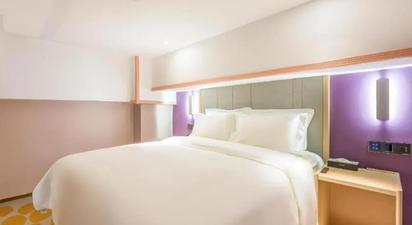 Bed in Lavande Hotel Beijing Yizhuang Development Zone JD Headquarter