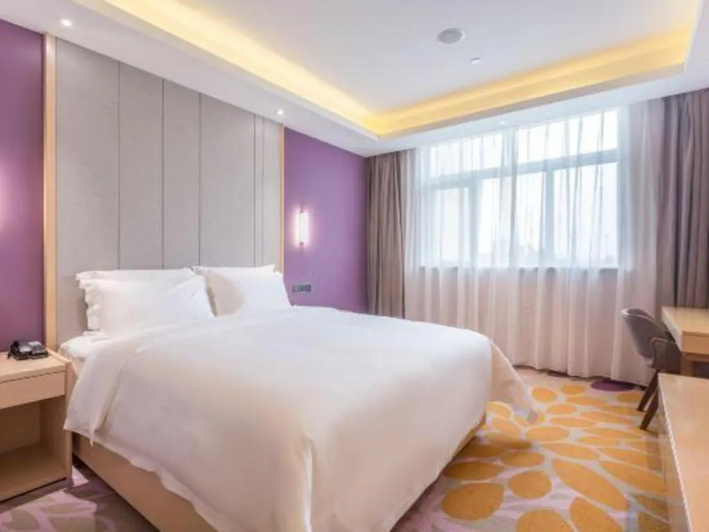 Bed in Lavande Hotel Beijing Yizhuang Development Zone JD Headquarter