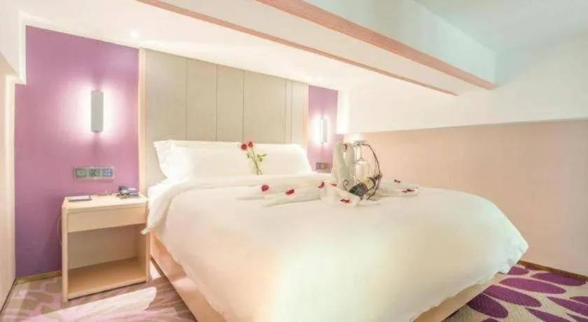 Bed in Lavande Hotel Beijing Yizhuang Development Zone JD Headquarter