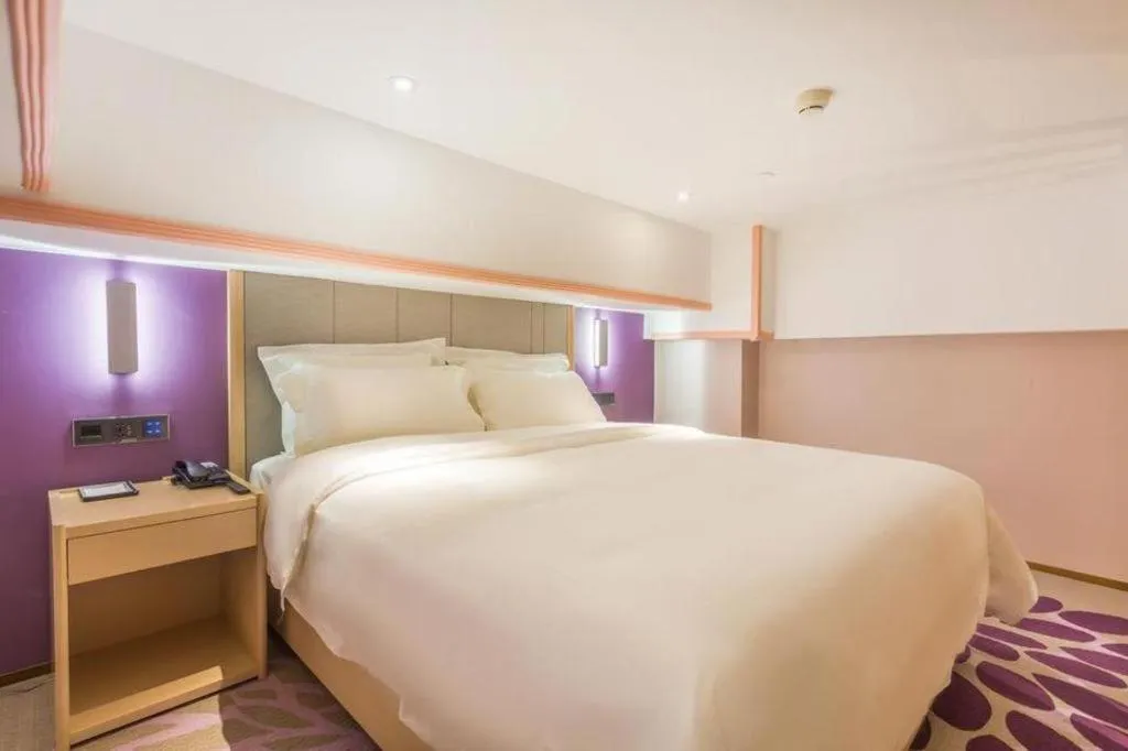Bed in Lavande Hotel Beijing Yizhuang Development Zone JD Headquarter