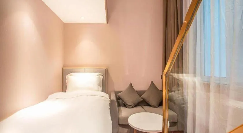 Bed in Lavande Hotel Beijing Yizhuang Development Zone JD Headquarter