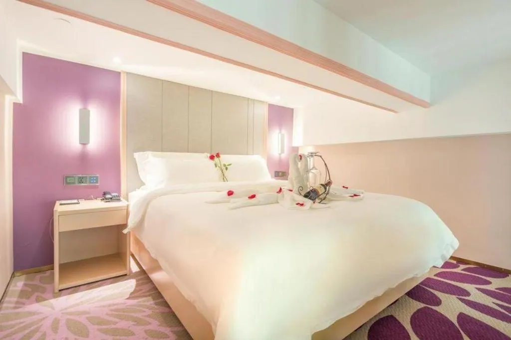 Bed in Lavande Hotel Beijing Yizhuang Development Zone JD Headquarter