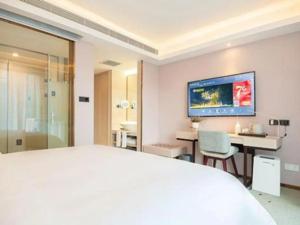 Bed in Lavande Hotel Beijing Fangshan Changyang Metro Station