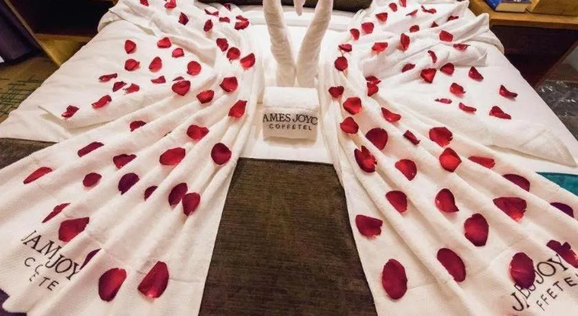 Bed in James Joyce Coffetel Changchun People's Square