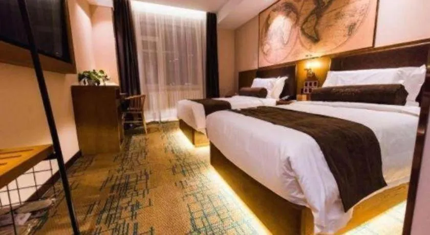 Bed in James Joyce Coffetel Changchun People's Square