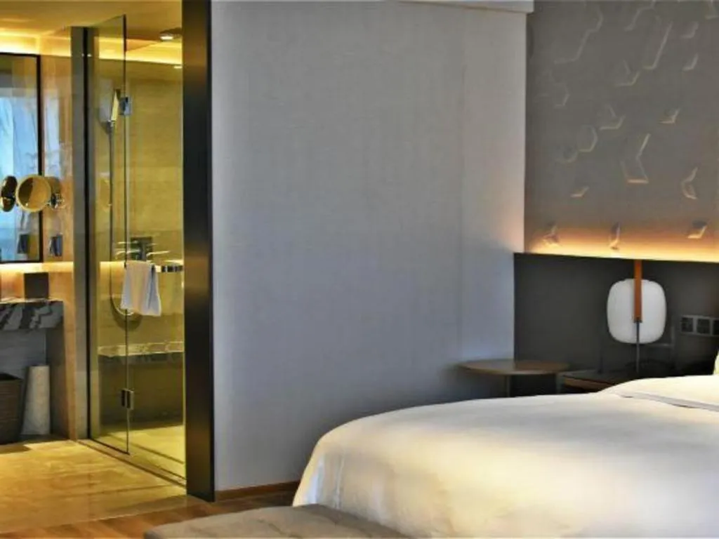 Bed in Zhejiang Cloud Mountain Deefly Hotel