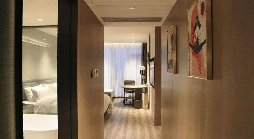 Bed in Zhejiang Cloud Mountain Deefly Hotel