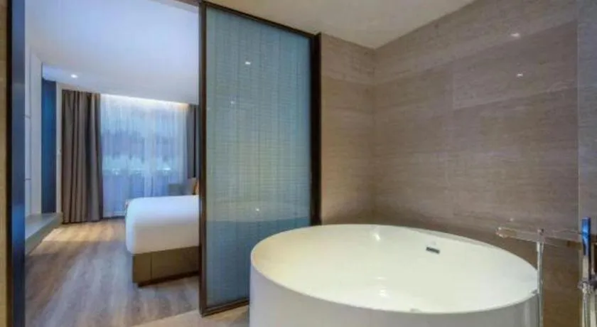 Bed in Zhejiang Cloud Mountain Deefly Hotel