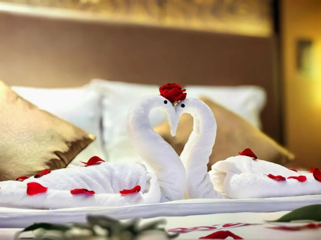 Bed in Xincheng hotel