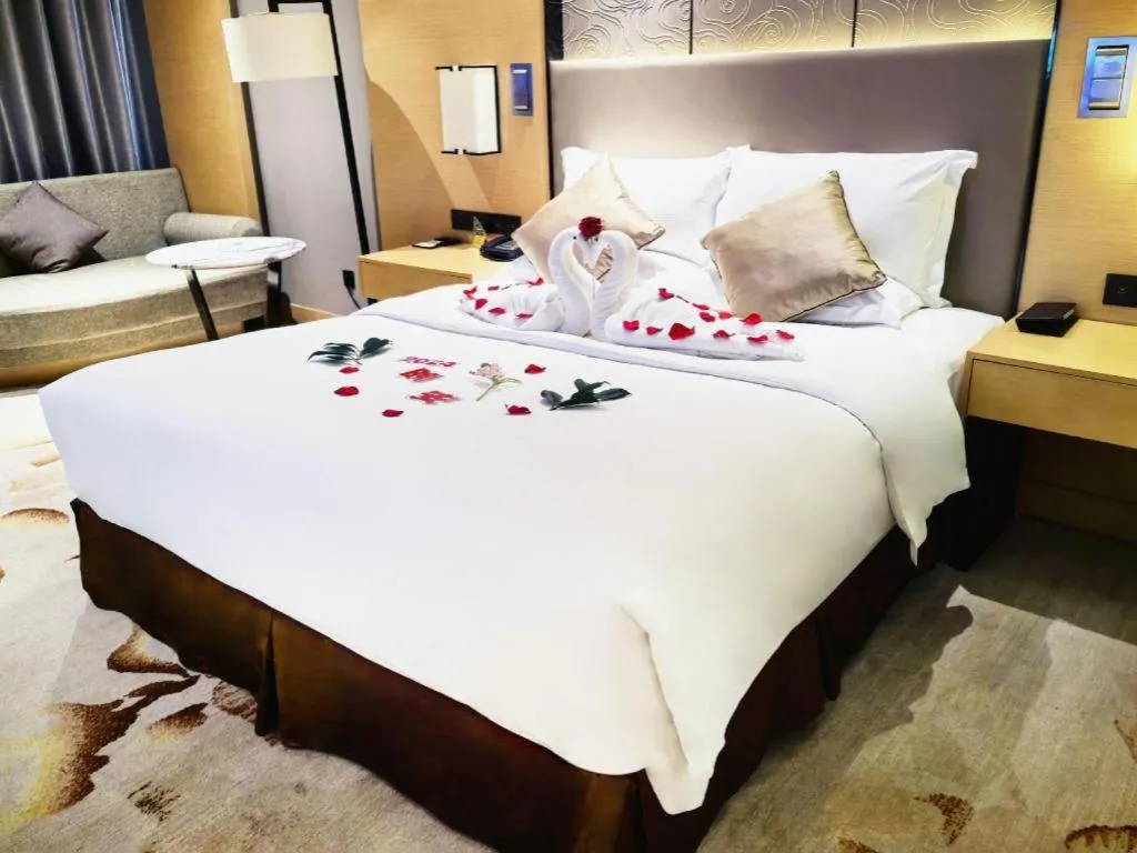 Bed in Xincheng hotel