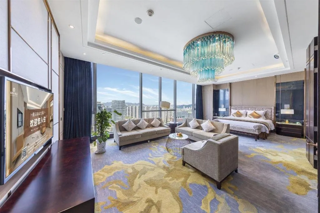 Bed in Xincheng hotel