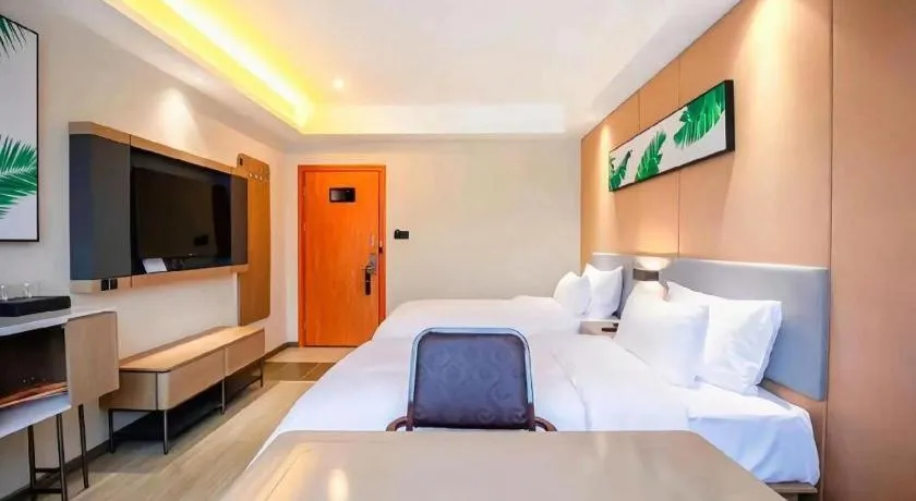 Bed in UP and IN Hotel Jiangxi Nanchang City Nanchang County Liantang Zhong Avenue Huarunwanjia