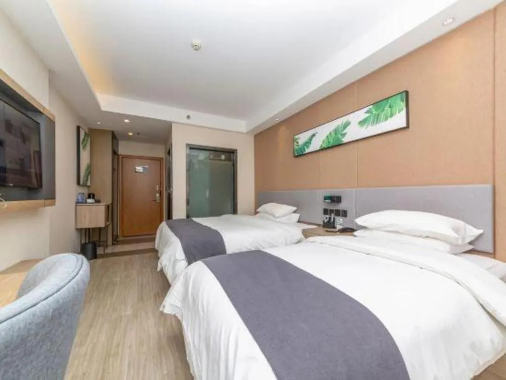 Bed in UP and IN Hotel Jiangxi Nanchang City Nanchang County Liantang Zhong Avenue Huarunwanjia