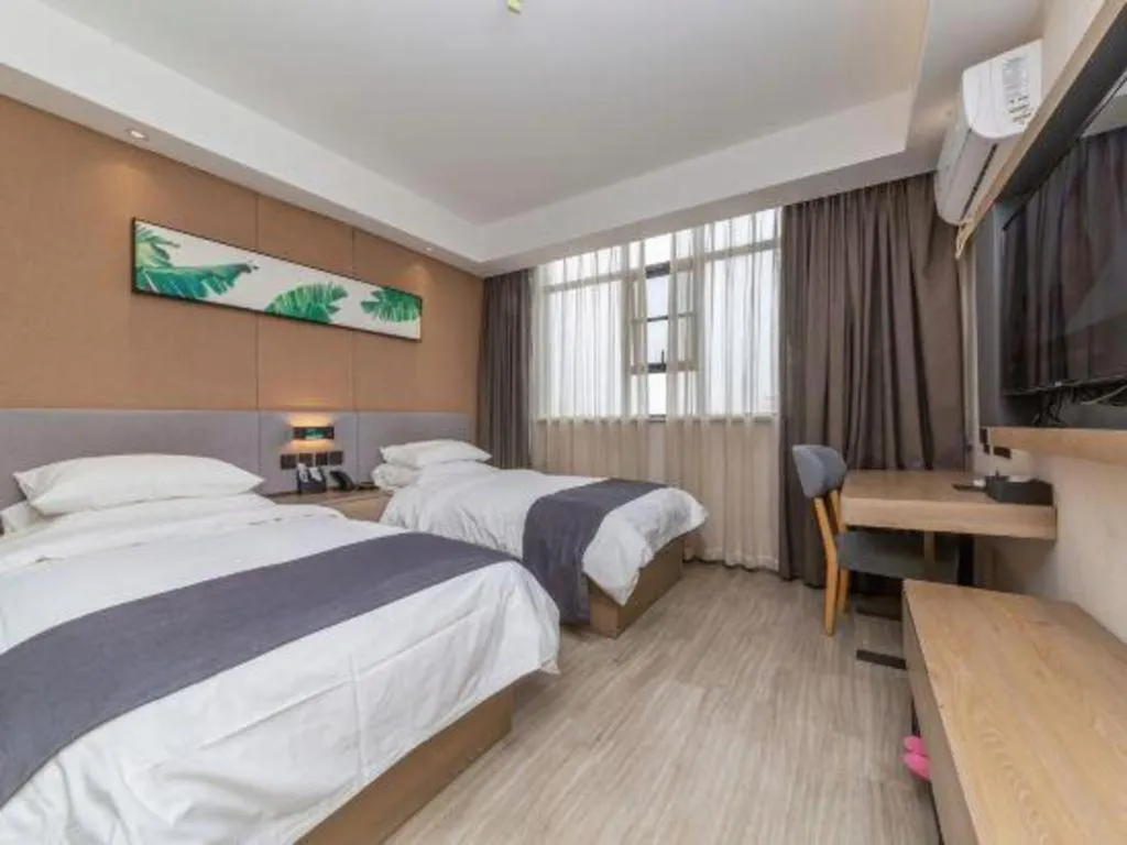 Bed in UP and IN Hotel Jiangxi Nanchang City Nanchang County Liantang Zhong Avenue Huarunwanjia