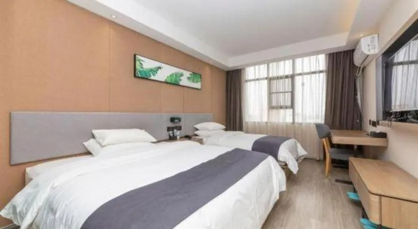 Bed in UP and IN Hotel Jiangxi Nanchang City Nanchang County Liantang Zhong Avenue Huarunwanjia