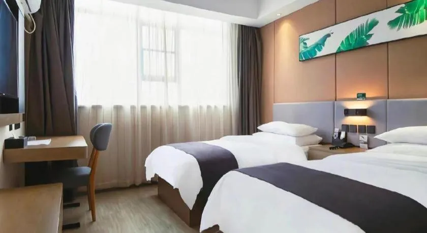 Bed in UP and IN Hotel Jiangxi Nanchang City Nanchang County Liantang Zhong Avenue Huarunwanjia