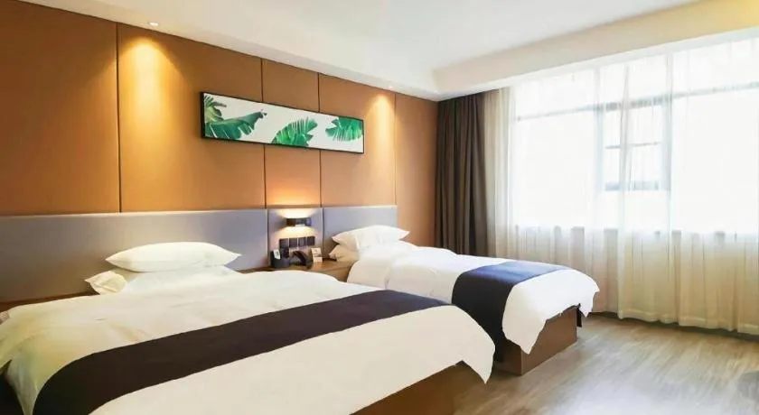 Bed in UP and IN Hotel Jiangxi Nanchang City Nanchang County Liantang Zhong Avenue Huarunwanjia