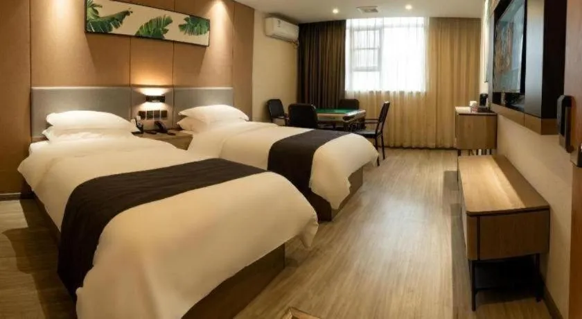 Bed in UP and IN Hotel Jiangxi Nanchang City Nanchang County Liantang Zhong Avenue Huarunwanjia