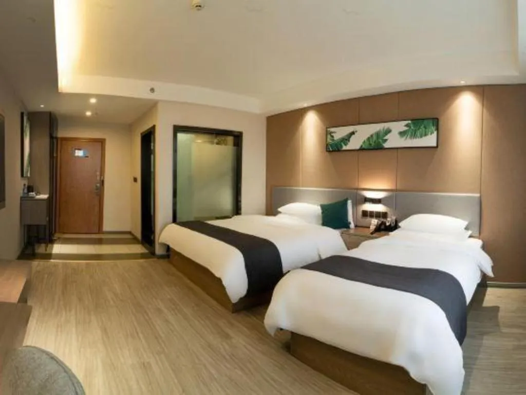 Bed in UP and IN Hotel Jiangxi Nanchang City Nanchang County Liantang Zhong Avenue Huarunwanjia