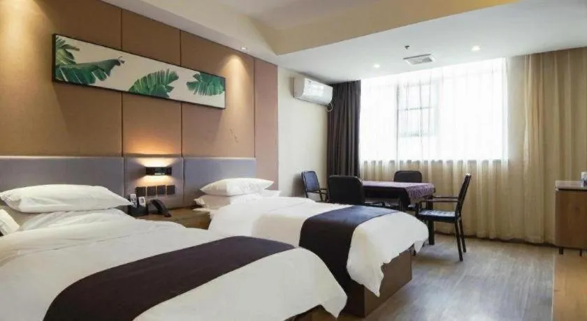 Bed in UP and IN Hotel Jiangxi Nanchang City Nanchang County Liantang Zhong Avenue Huarunwanjia