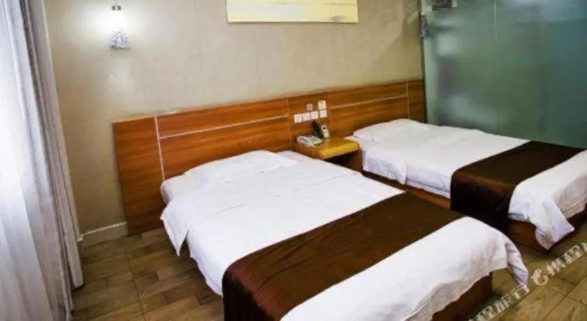 Bed in Thank Inn Hotel Hainan Sanya Sanya Bay Seascape Branch