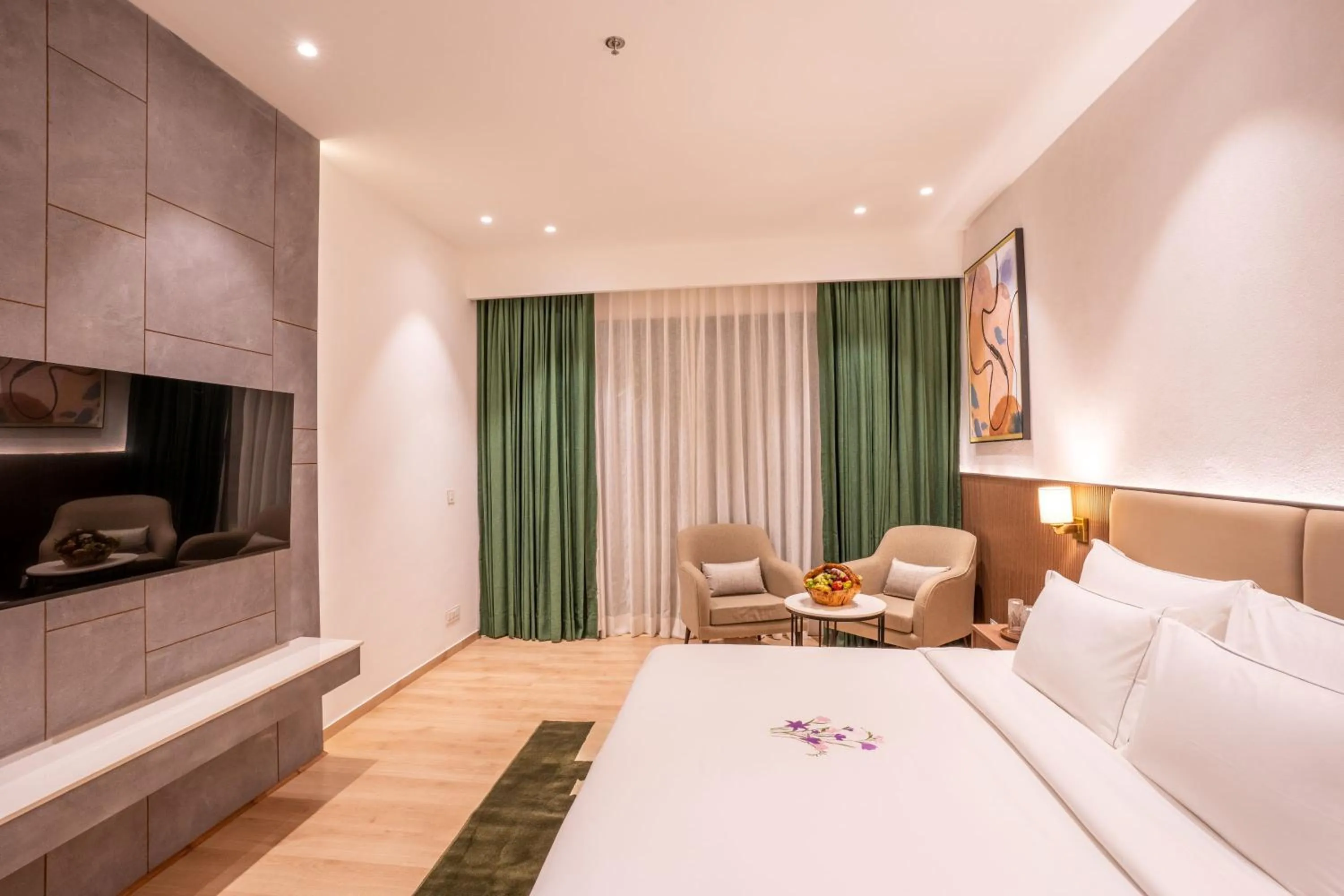 View (from property/room), Bed in Velmore Kasauli Operated by Royal Orchid Hotel Ltd.