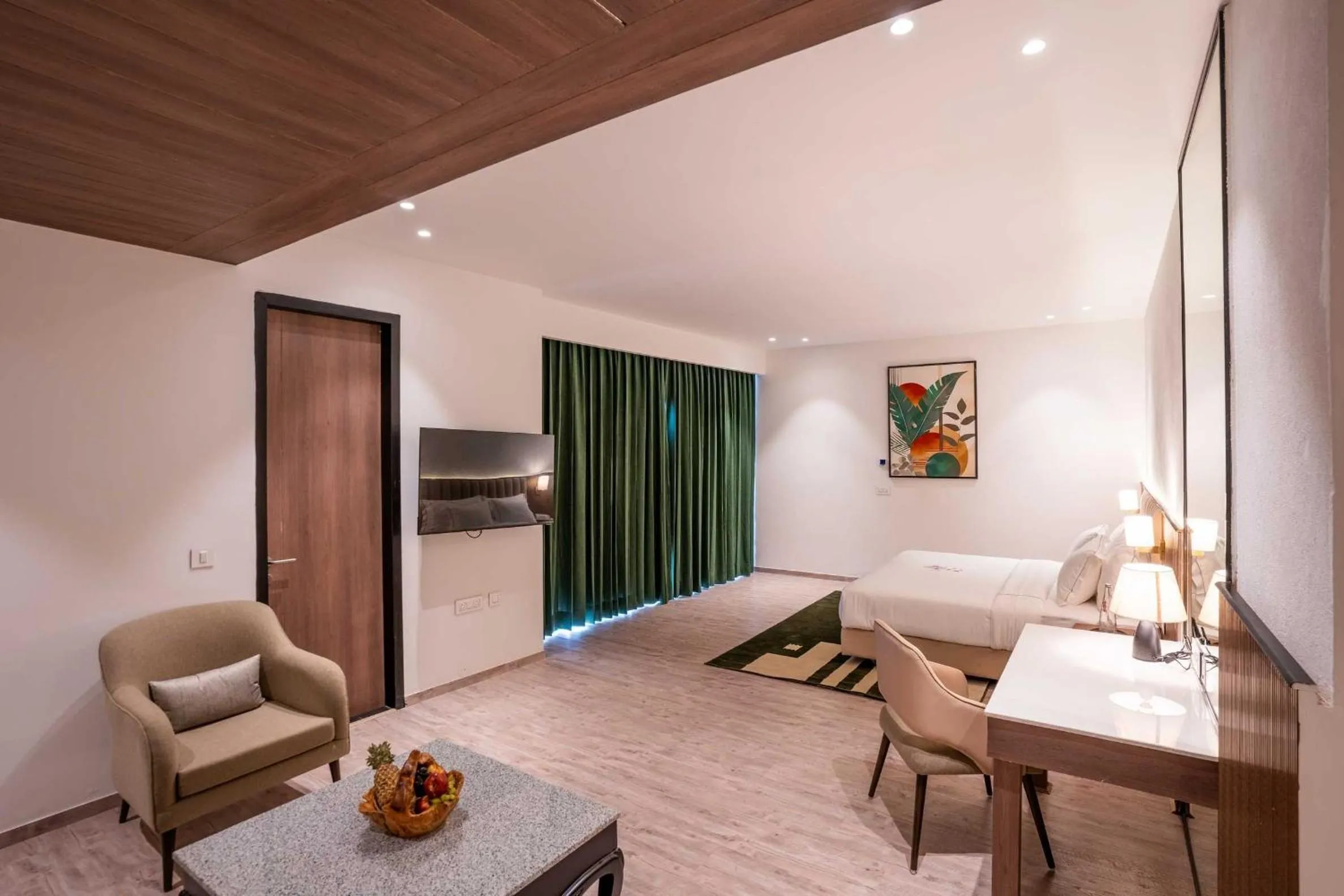 Living room, Bed in Velmore Kasauli Operated by Royal Orchid Hotel Ltd.