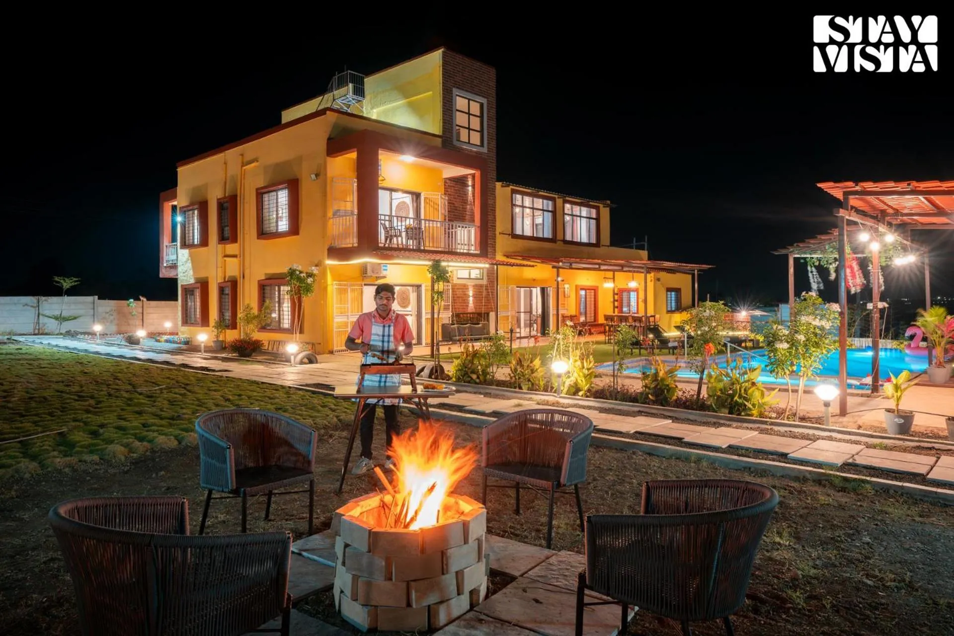 Property building in StayVista at Mangifera Agro Estate with Pool, Wi-Fi