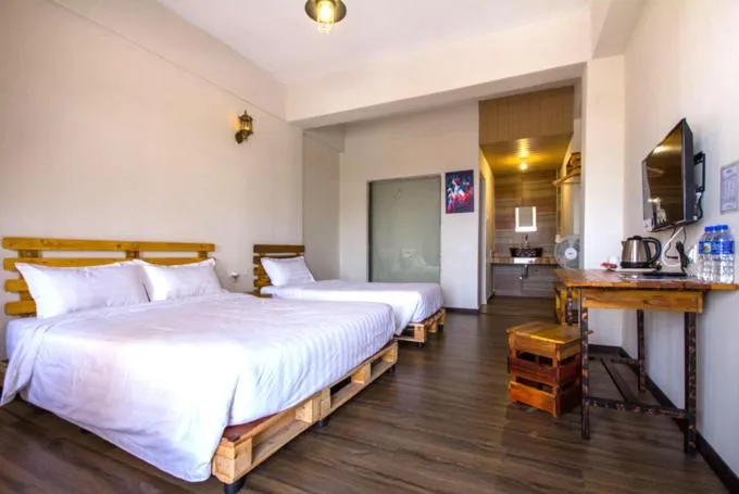 Bed in Kea Garden Guest House