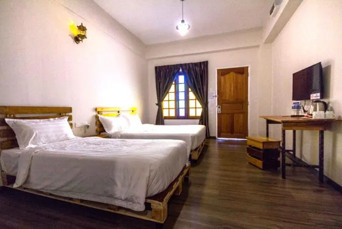 Bed in Kea Garden Guest House