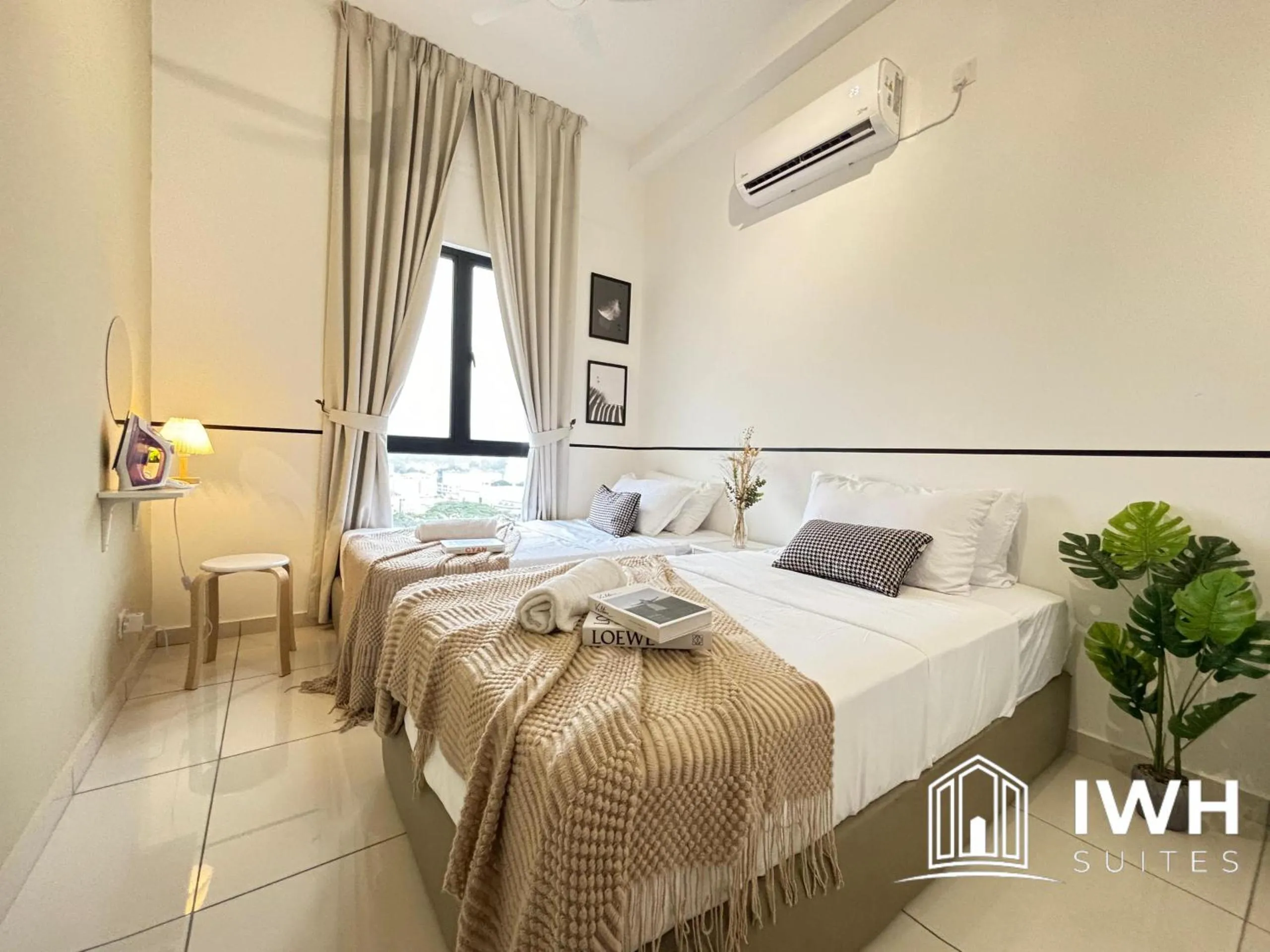 Bed in Ipoh Horizon Skypool Town Suites 4-11pax by IWH Suites