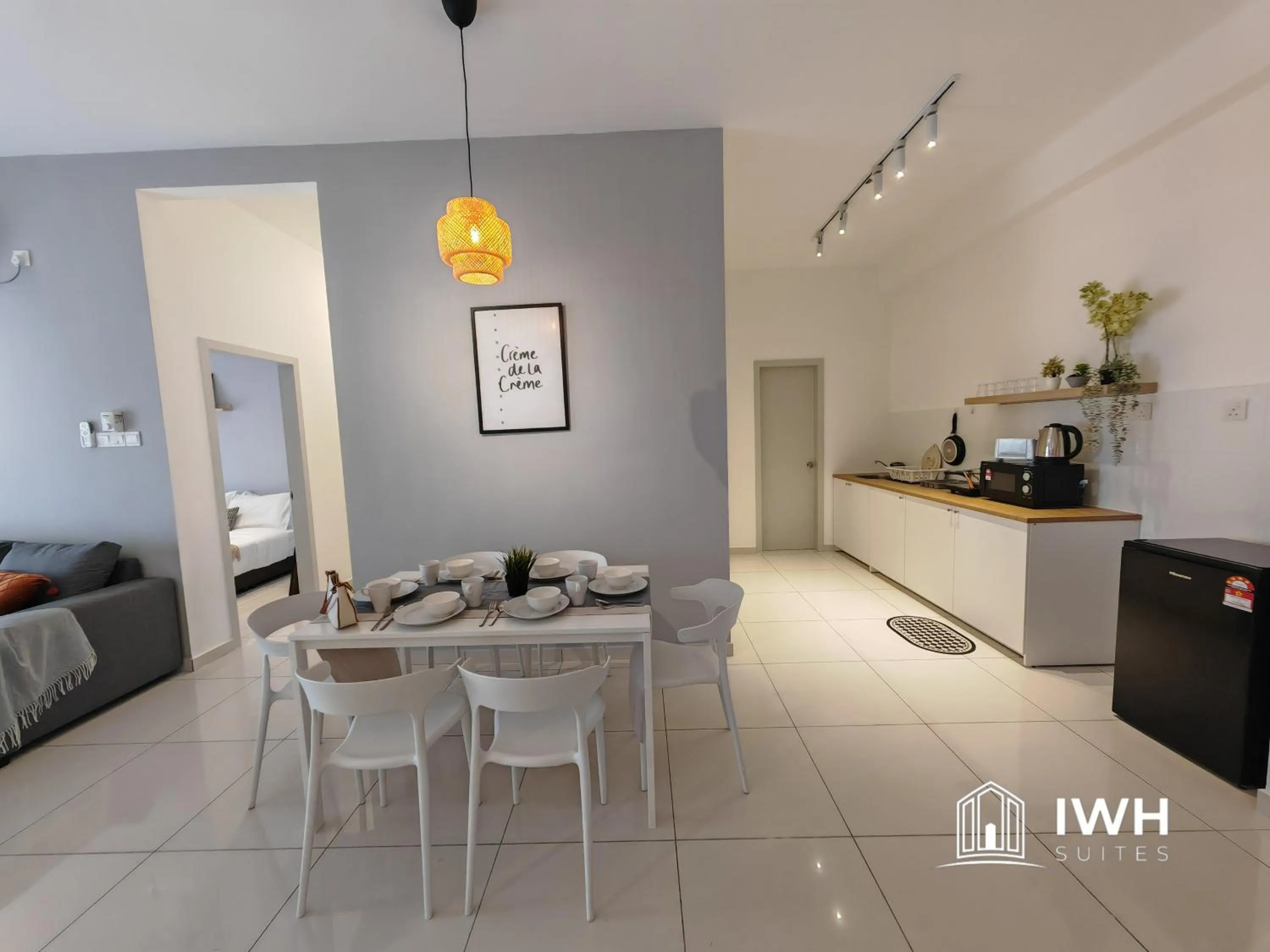 Kitchen or kitchenette in Ipoh Horizon Skypool Town Suites 4-11pax by IWH Suites
