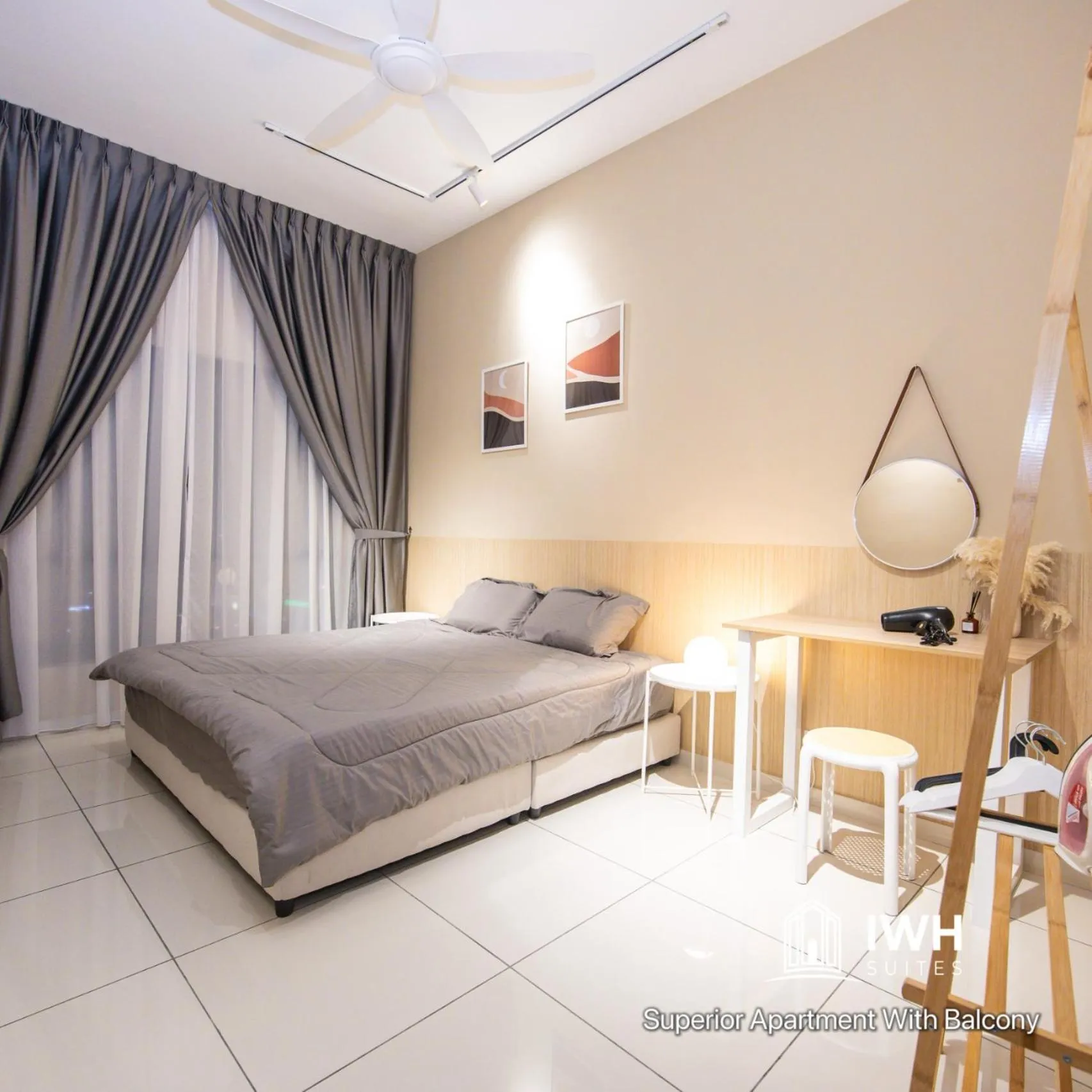 Bed in Ipoh Horizon Skypool Town Suites 4-11pax by IWH Suites