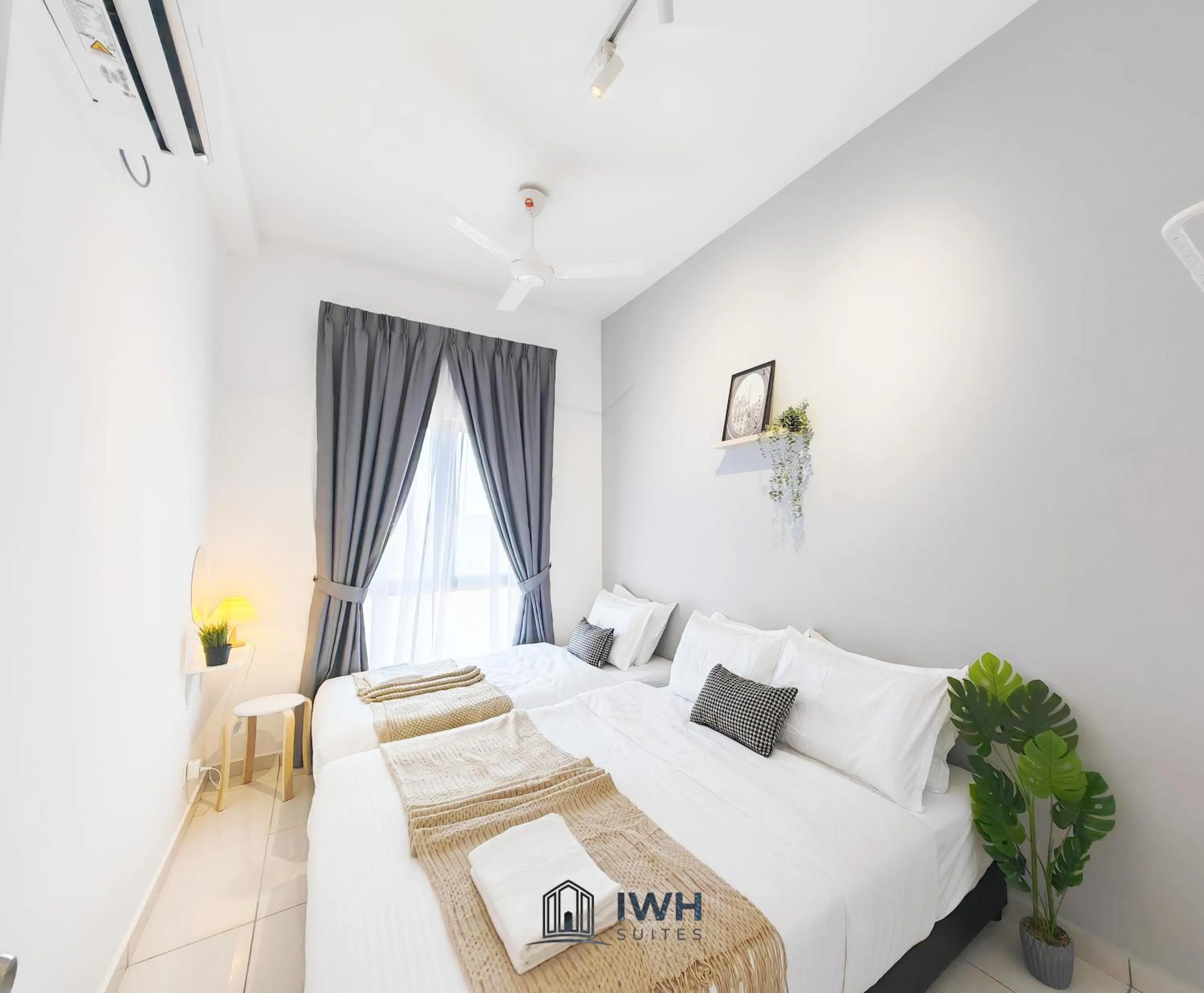 Bed in Ipoh Horizon Skypool Town Suites 4-11pax by IWH Suites