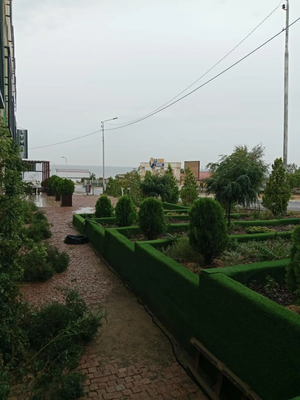 Garden view in Caspian Marine Hotel