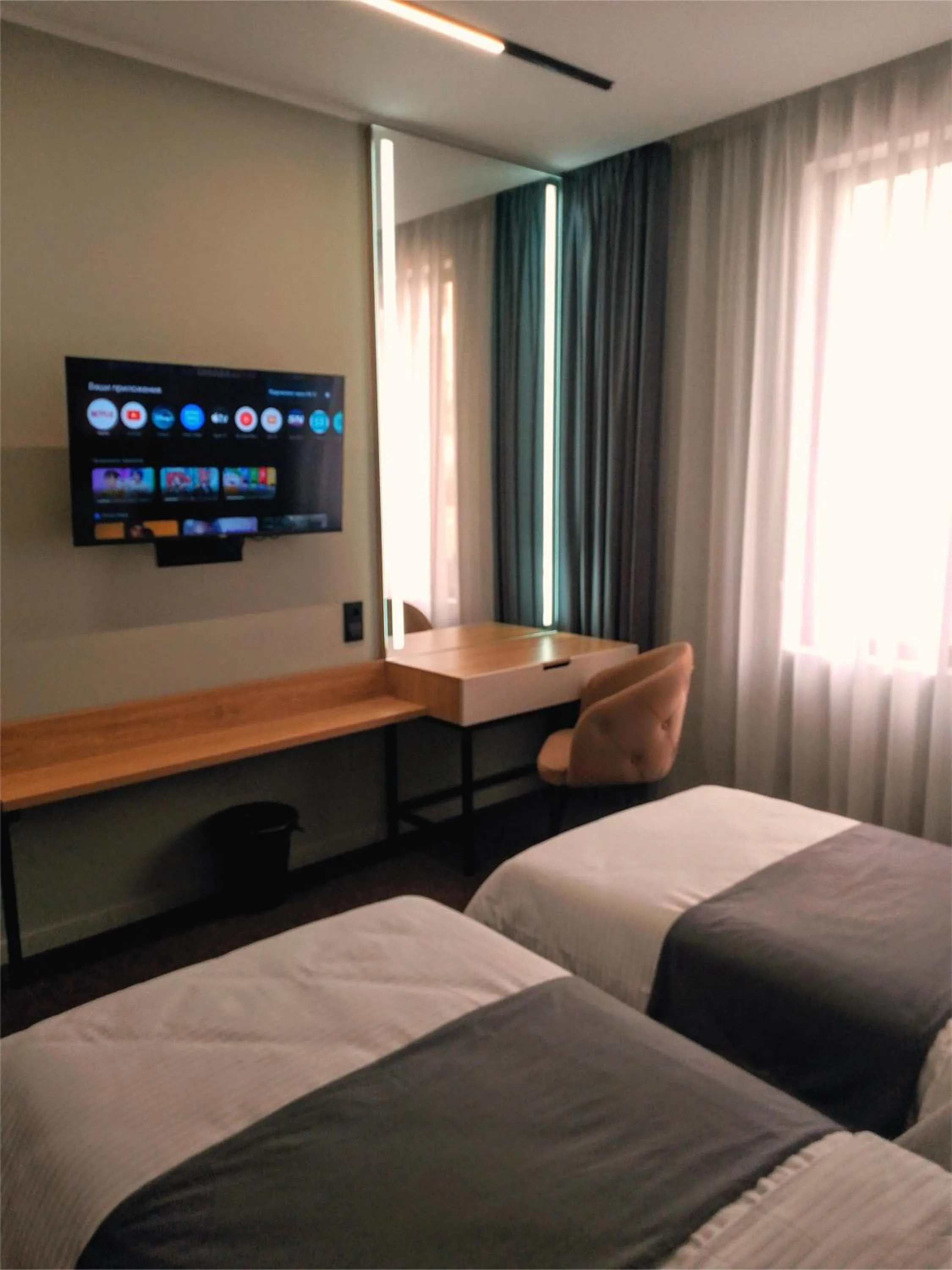 TV and multimedia, Bed in Caspian Marine Hotel