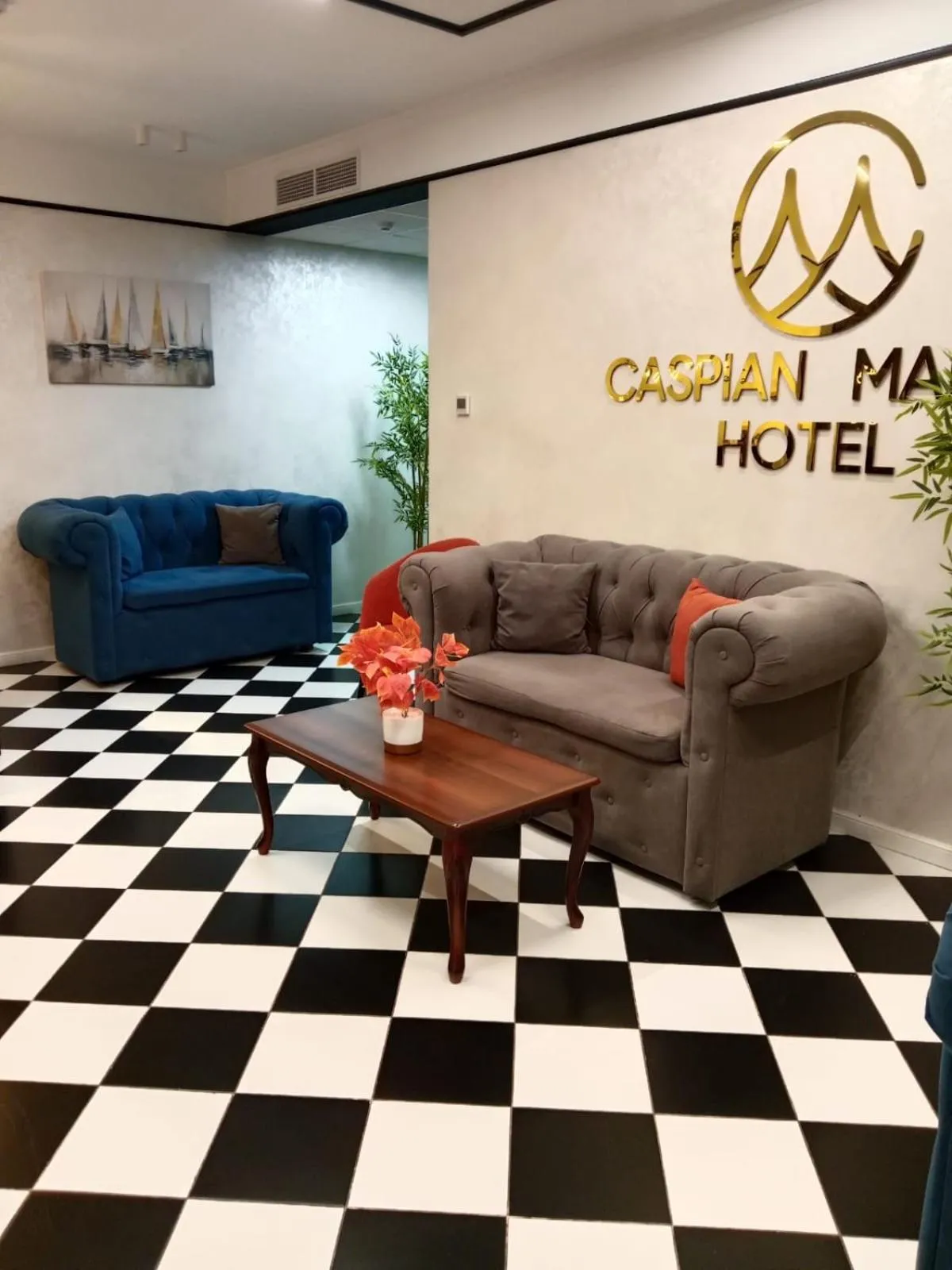 Lobby or reception in Caspian Marine Hotel