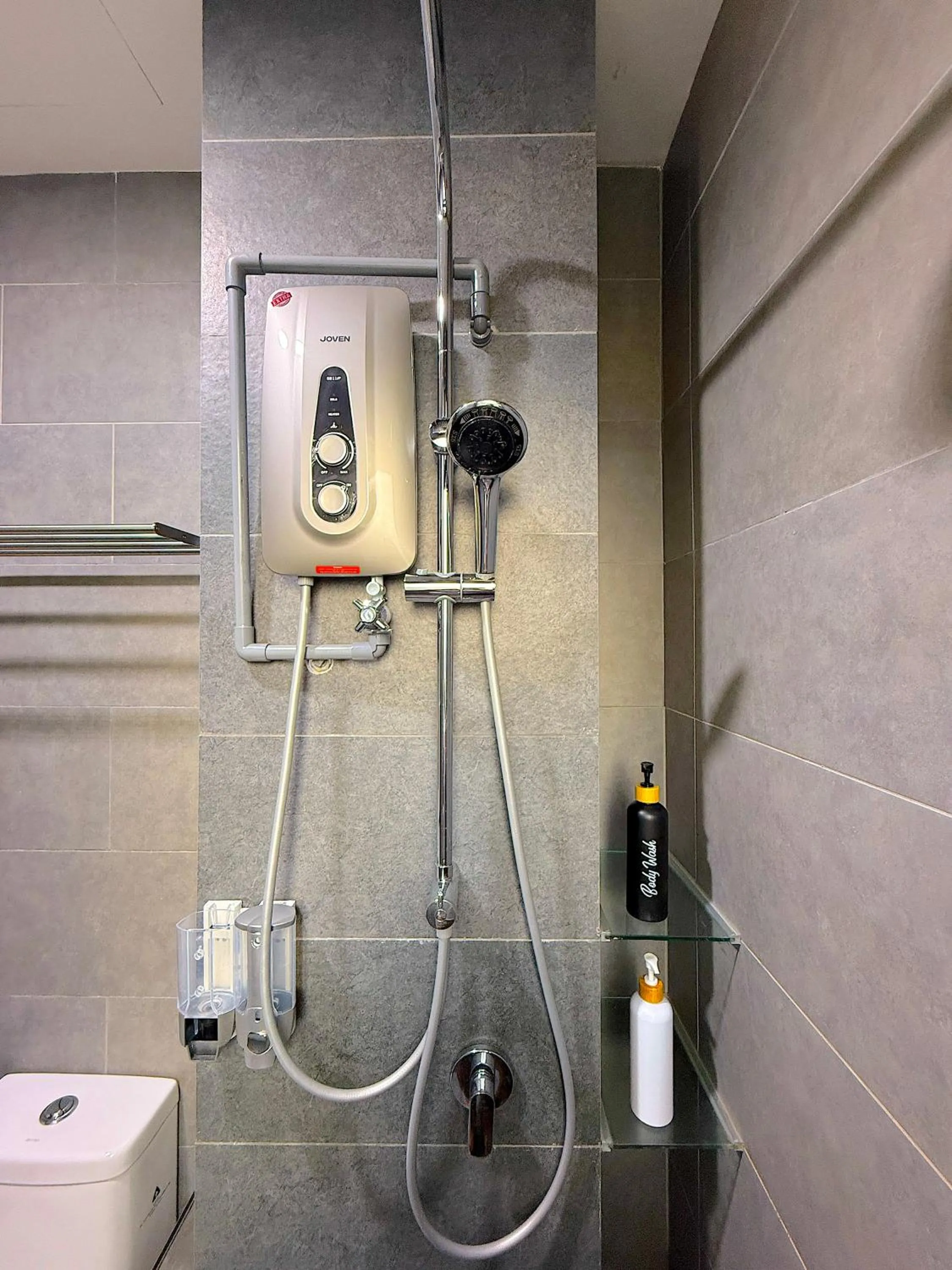 Shower in Neu Suites By Serenity Homes Near Gleneagles, KLCC & LRT