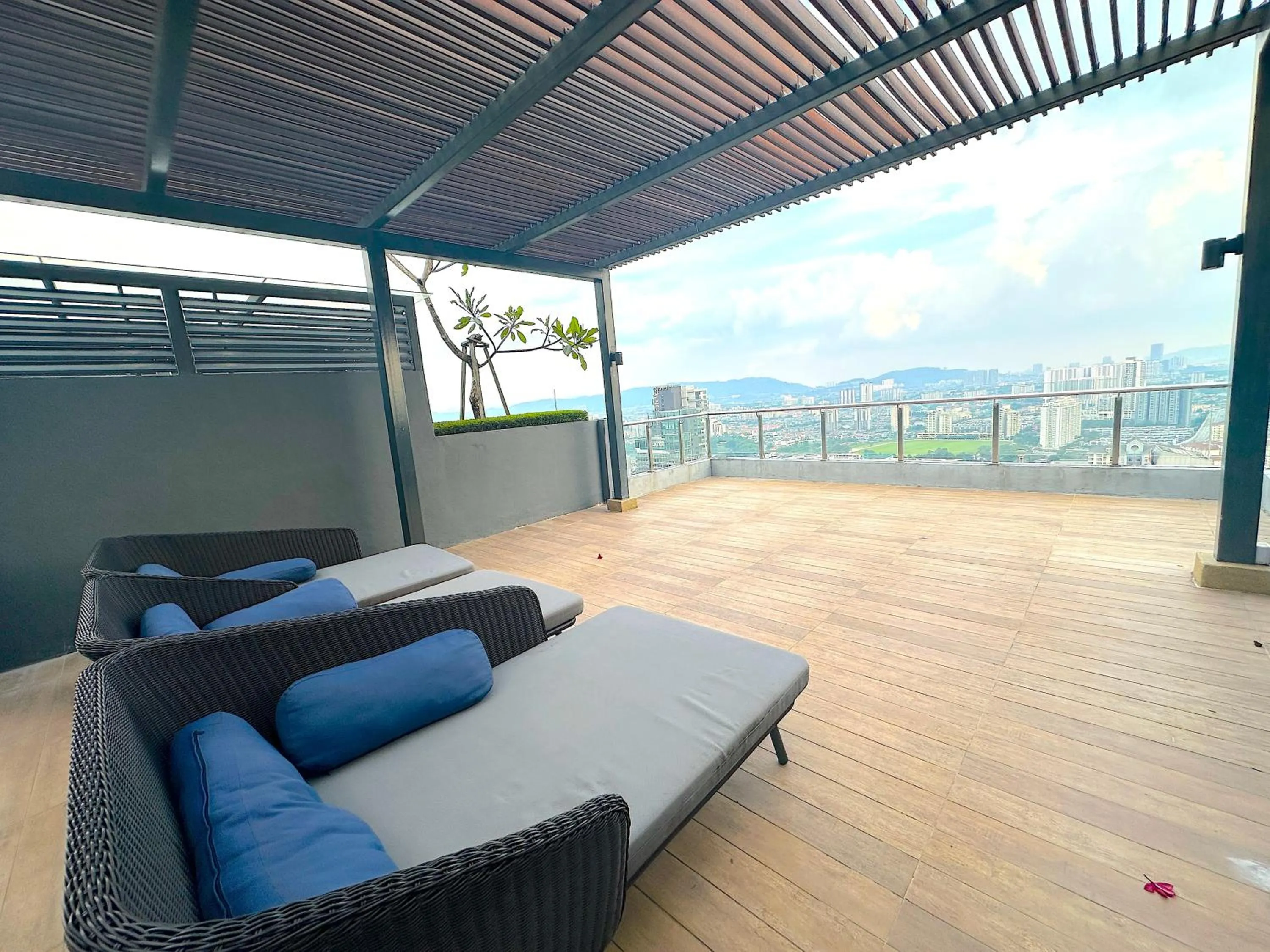 Balcony/Terrace in Neu Suites By Serenity Homes Near Gleneagles, KLCC & LRT