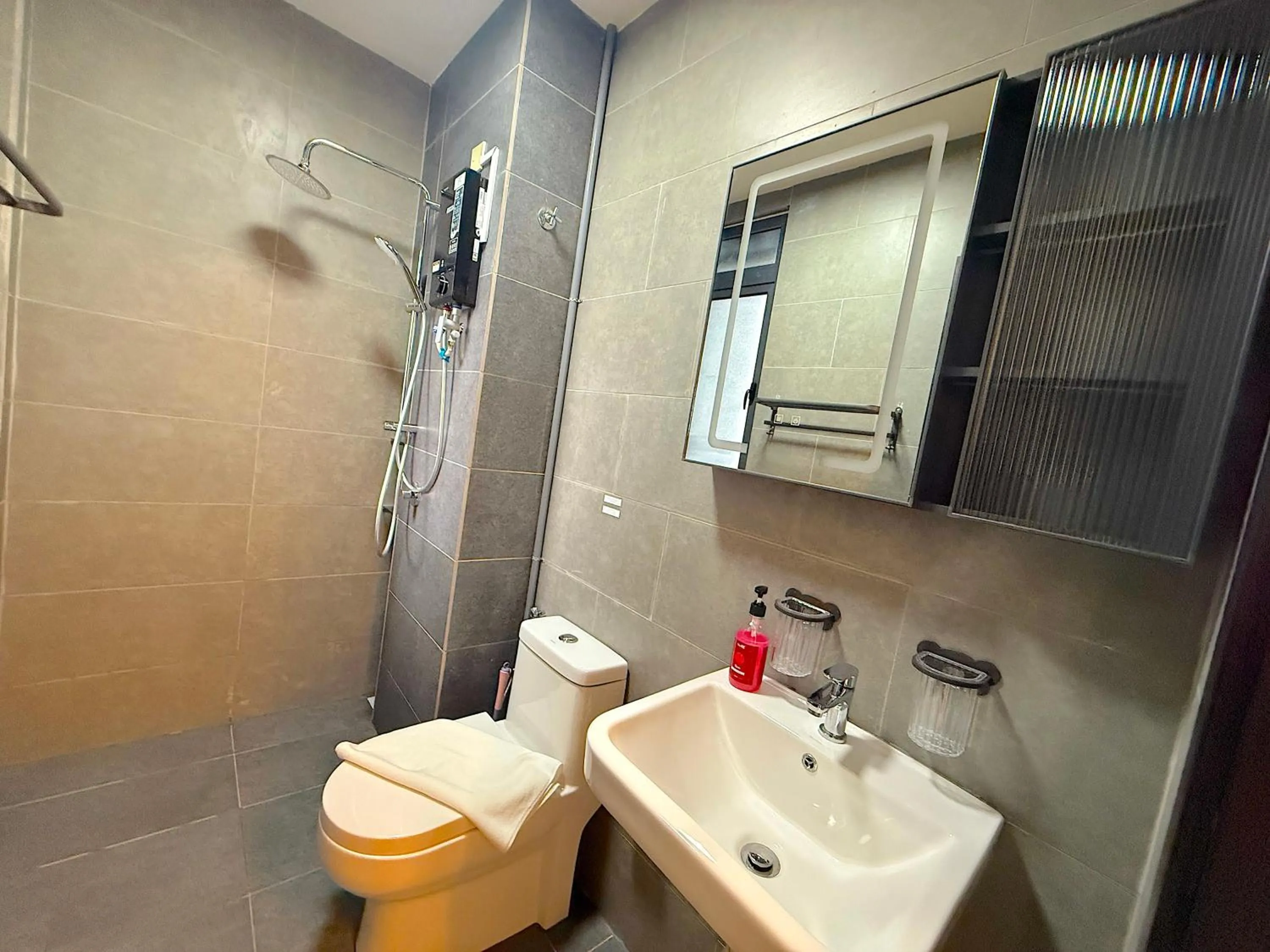 Shower in Neu Suites By Serenity Homes Near Gleneagles, KLCC & LRT