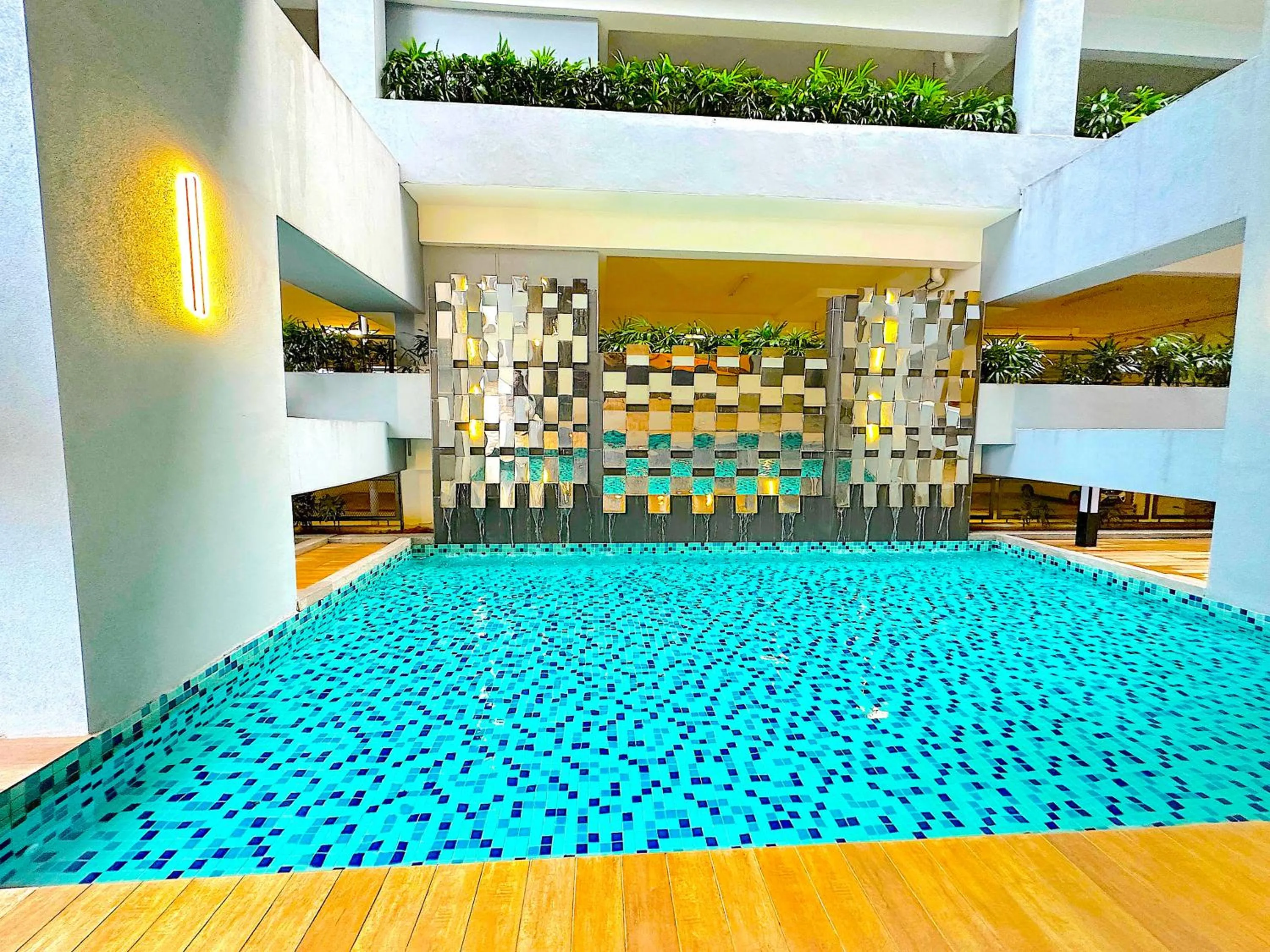 Pool view in Neu Suites By Serenity Homes Near Gleneagles, KLCC & LRT