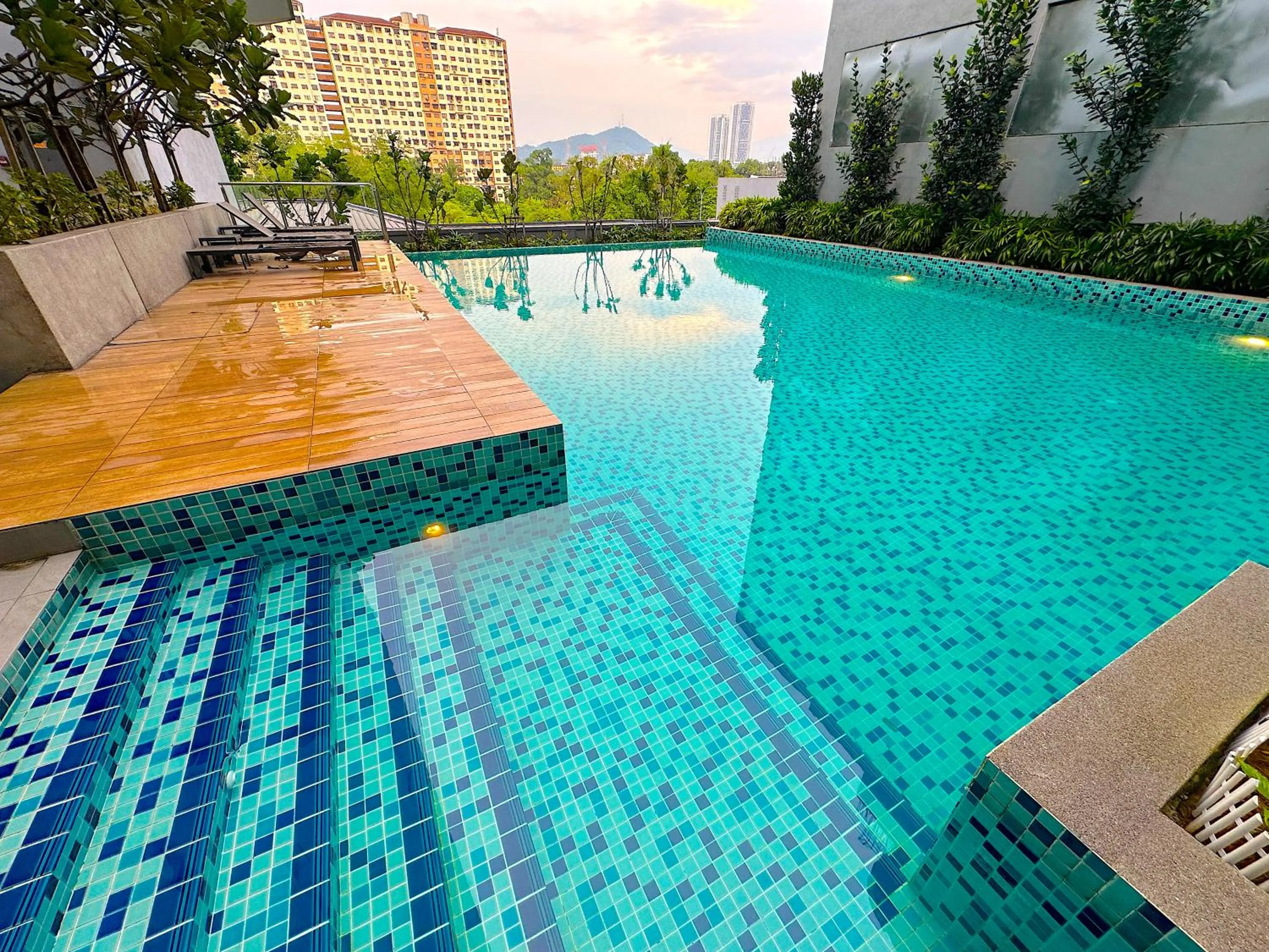 Pool view in Neu Suites By Serenity Homes Near Gleneagles, KLCC & LRT