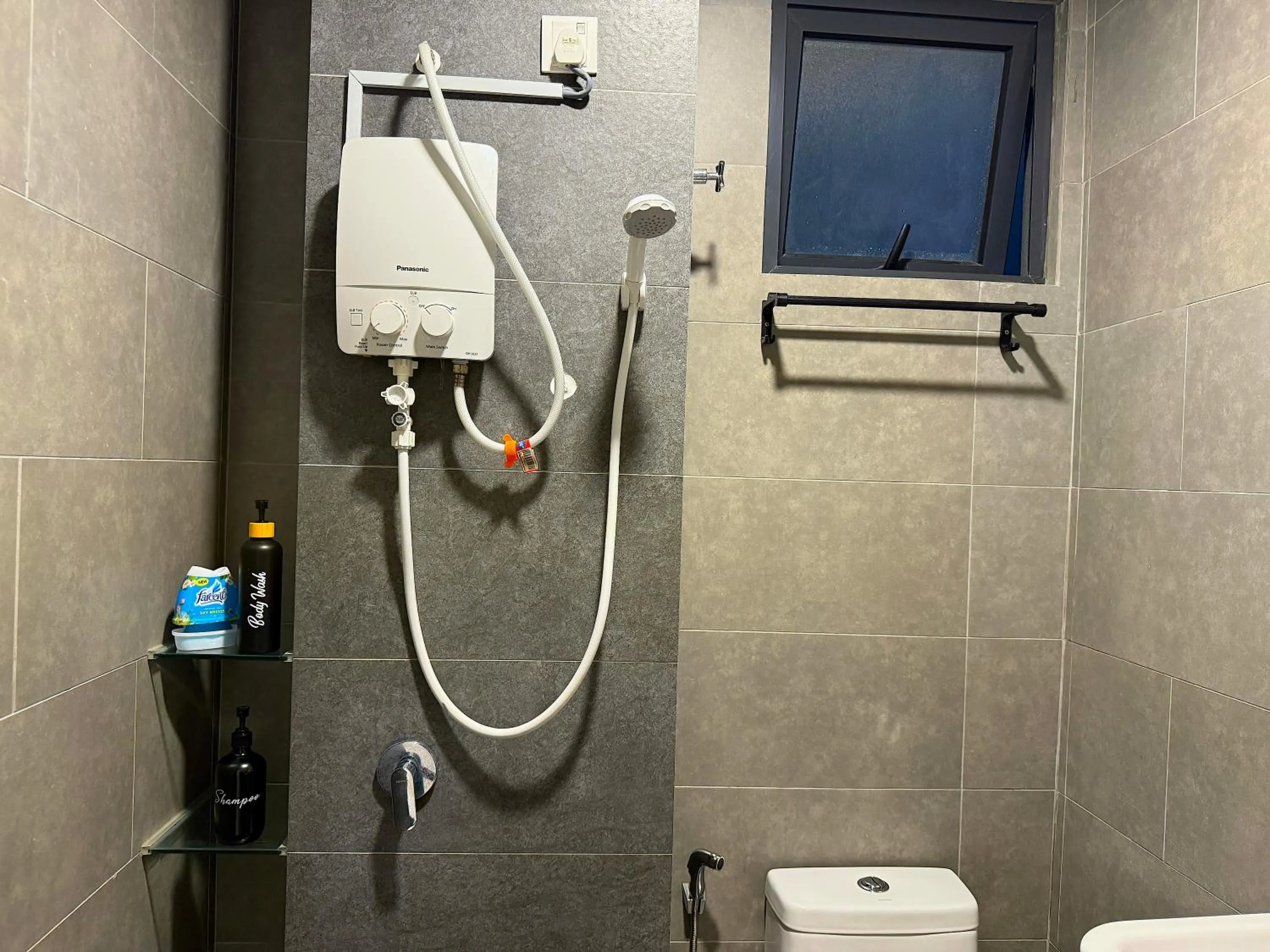 Shower in Neu Suites By Serenity Homes Near Gleneagles, KLCC & LRT