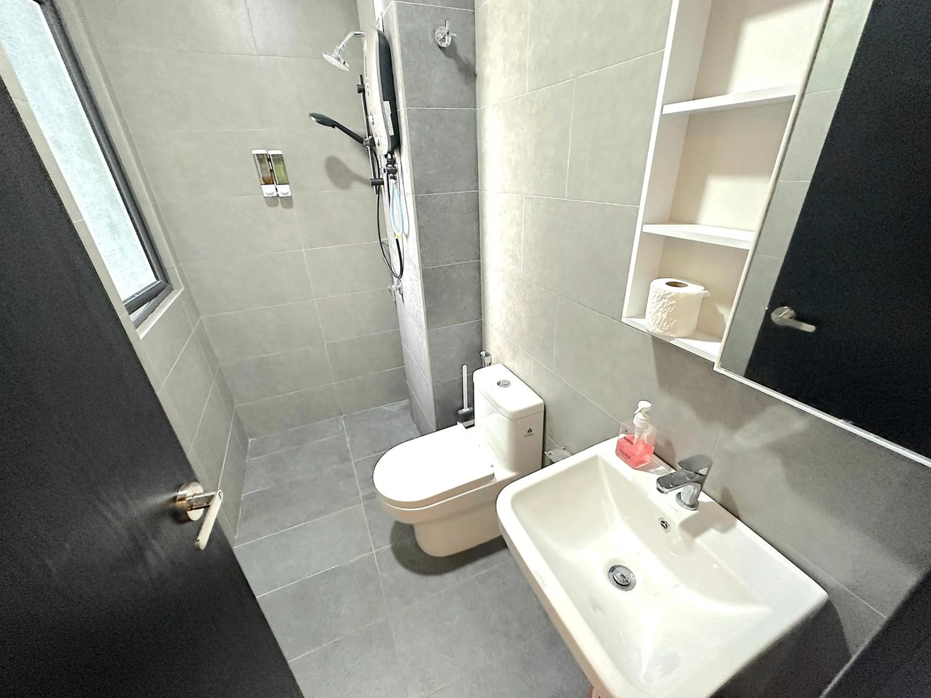 Shower in Neu Suites By Serenity Homes Near Gleneagles, KLCC & LRT
