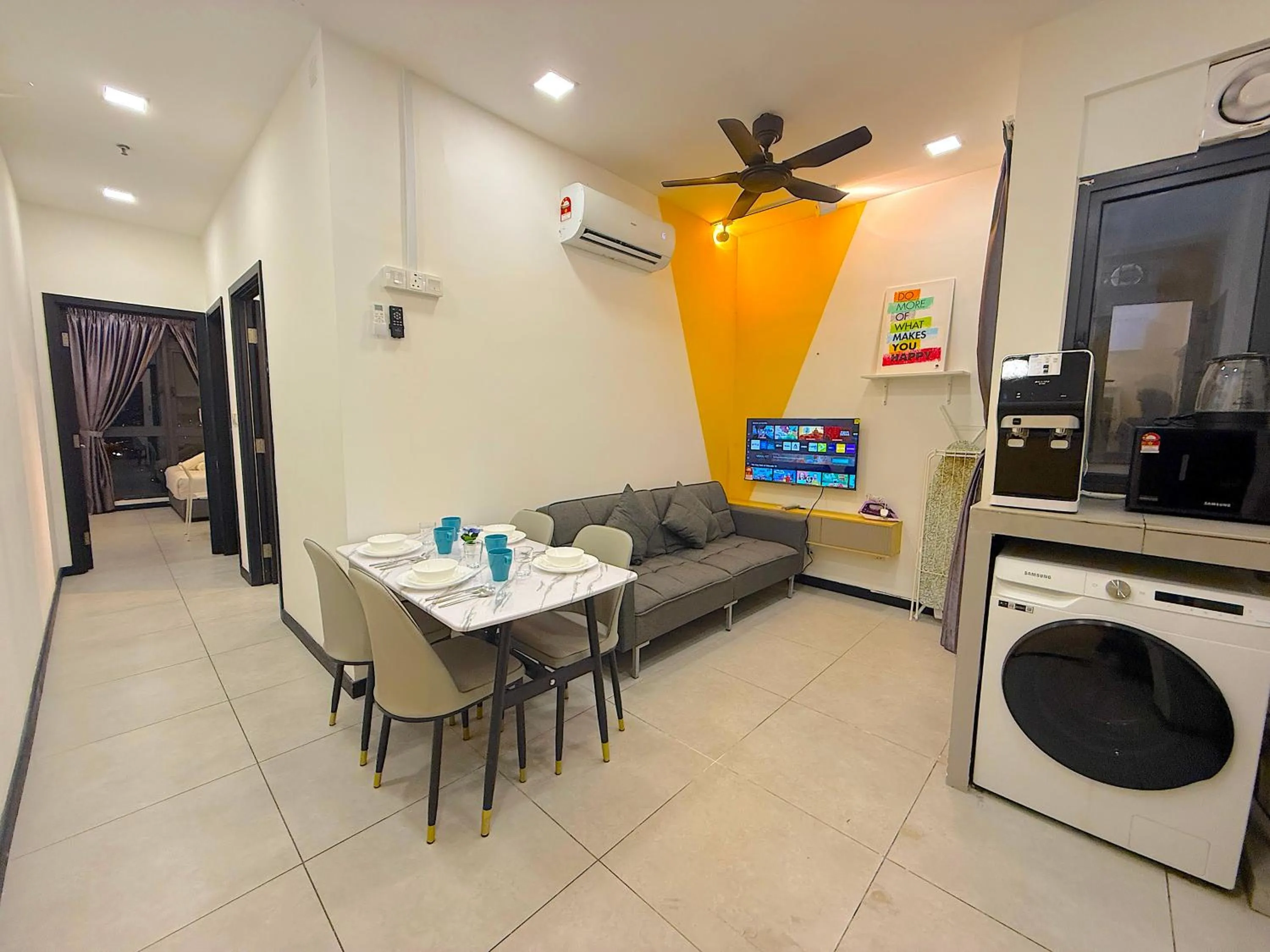 Kitchen or kitchenette in Neu Suites By Serenity Homes Near Gleneagles, KLCC & LRT